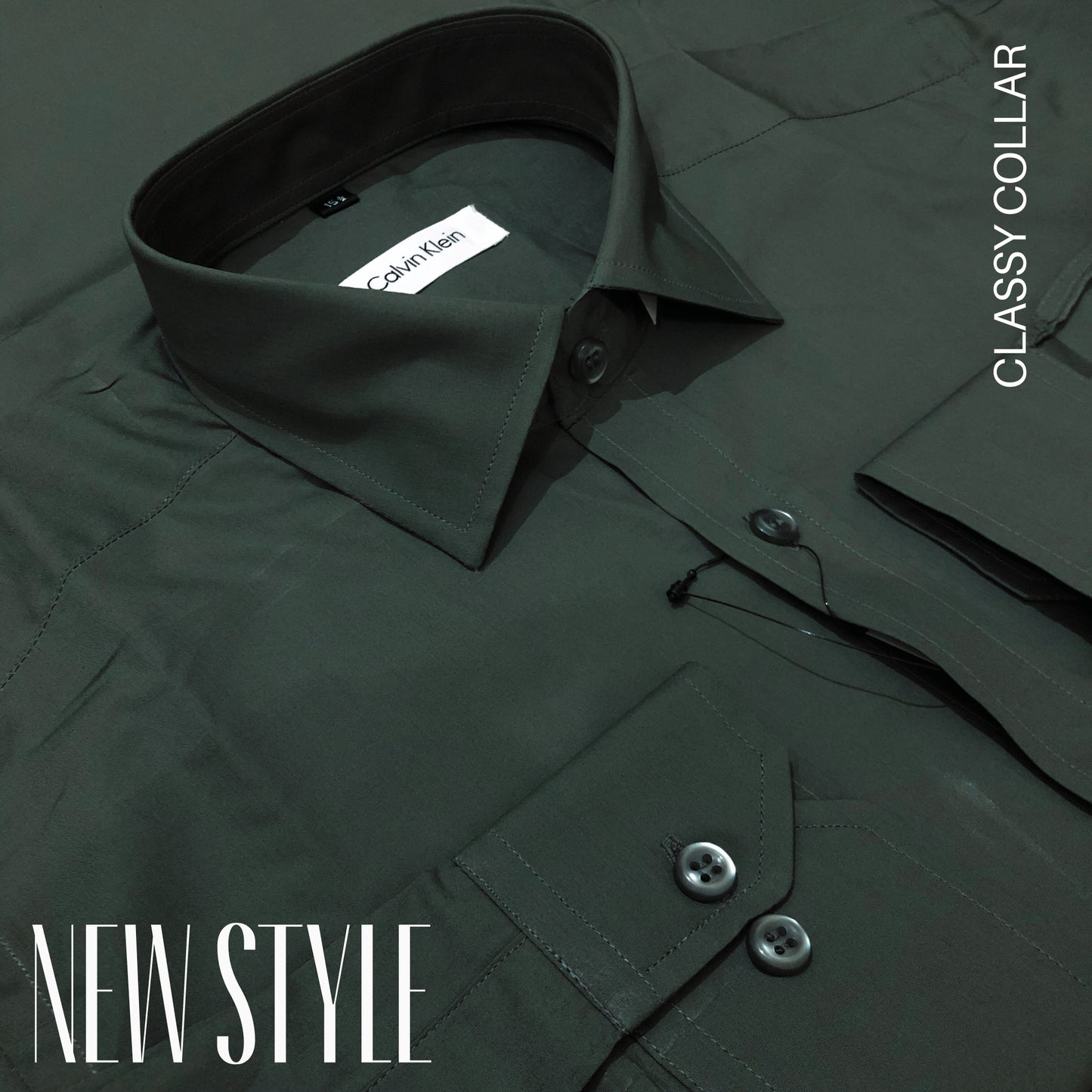 Semi Formal Shirt - Deep Olive