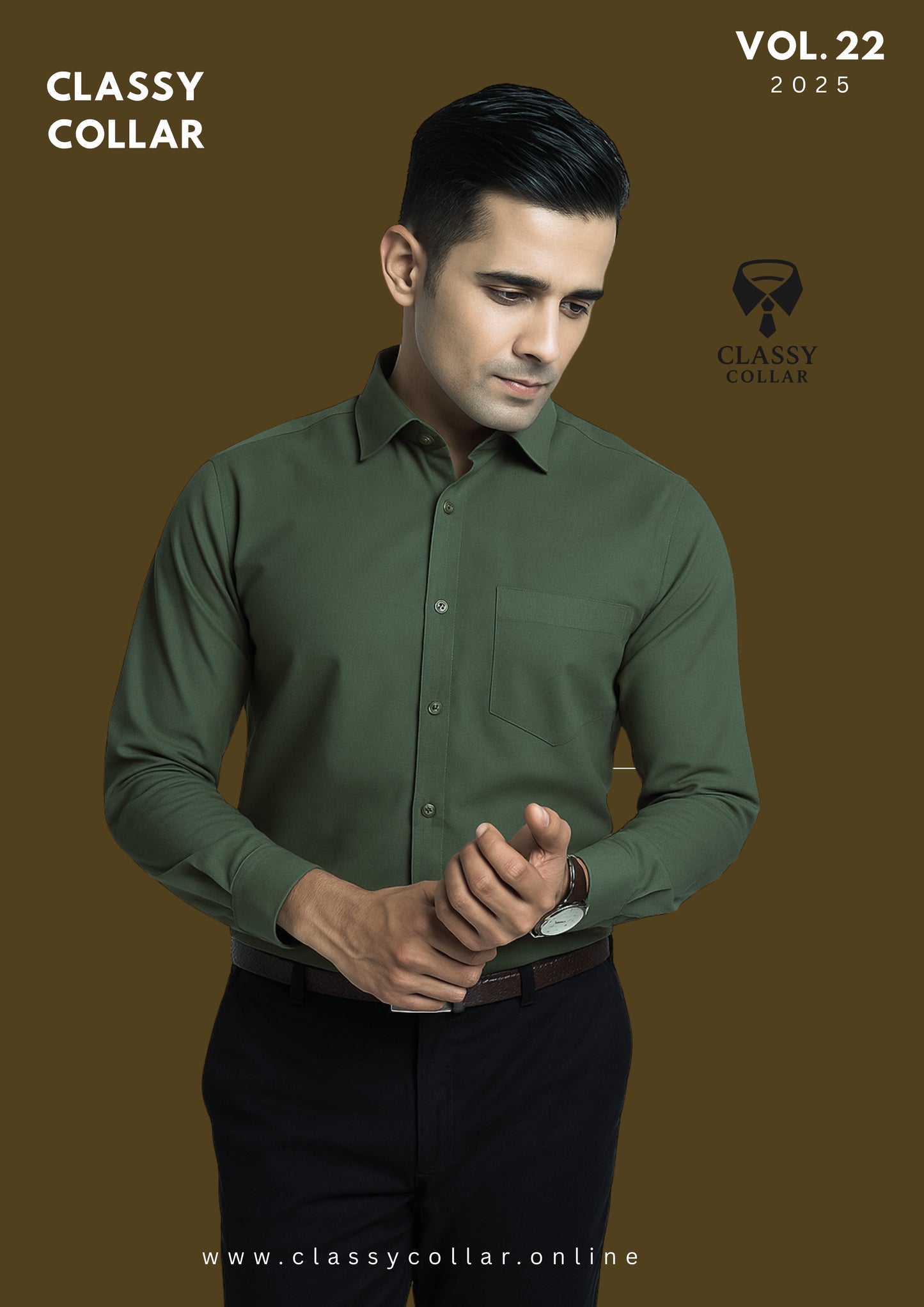 Semi Formal Shirt - Deep Olive